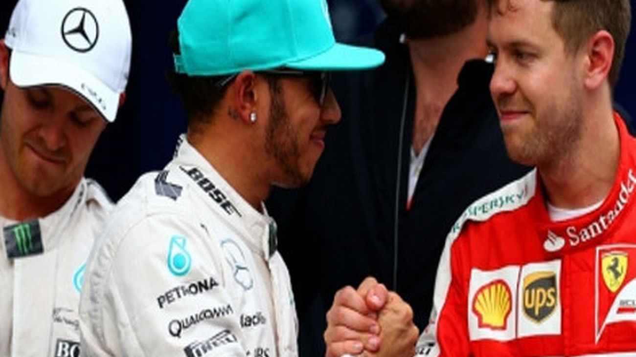 Hamilton y Vettel