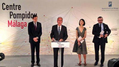 Rajoy inaugura el Pompidou como símbolo de la nueva seña de identidad de Málaga