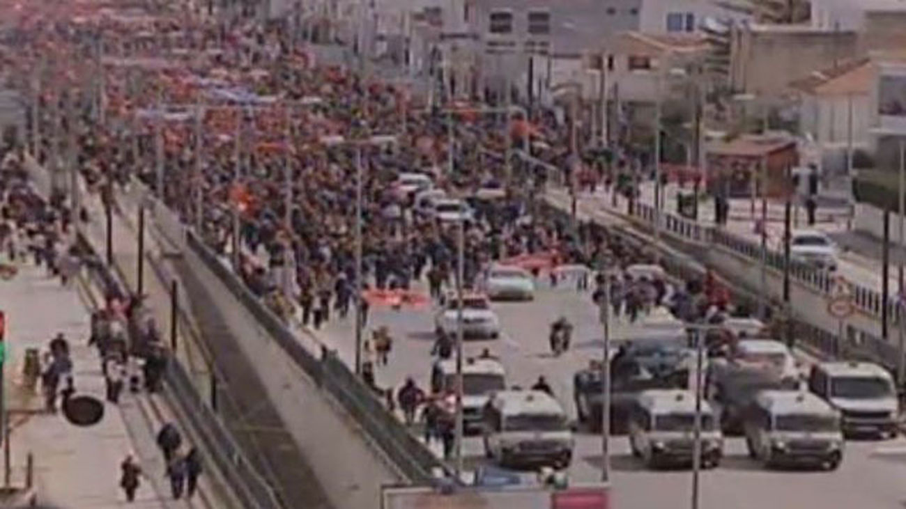 La marcha en Túnez contra el terrorismo
