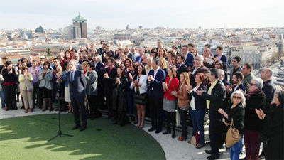 Gabilondo arranca su campaña "sencilla"  y con un "discurso afirmativo de propuestas"