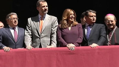 El Rey asiste a la Semana Santa de Sevilla