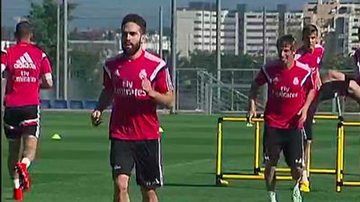 Carvajal se une al grupo pensando en el Granada