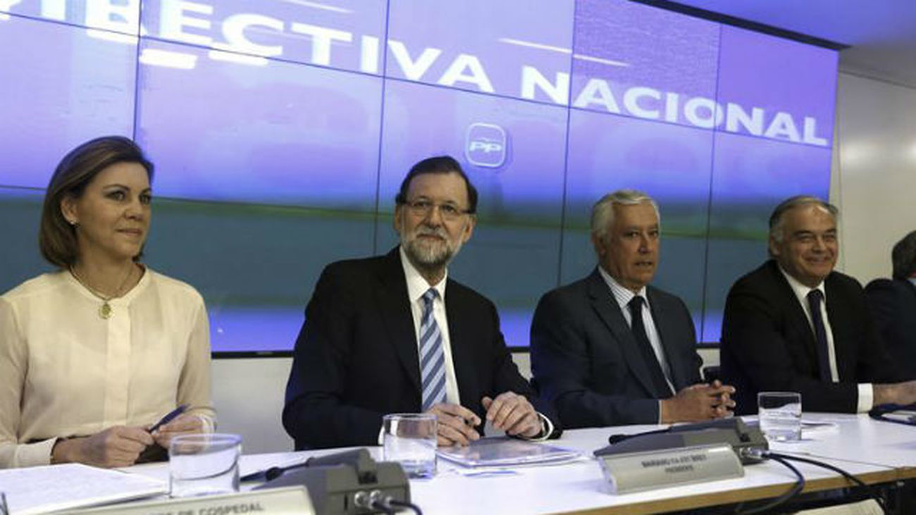 Rajoy con la Directiva Nacional del PP