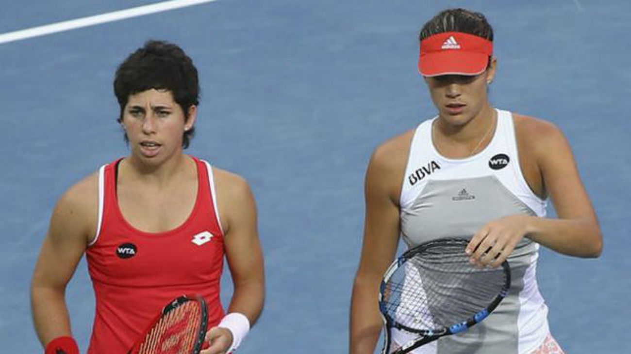 Carla Suárez y Garbiñe Muguruza