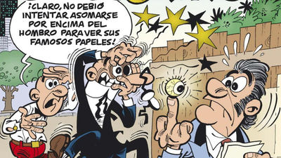 Ibánez celebra los 200 números de Mortadelo y Filemón con 'El tesorero'