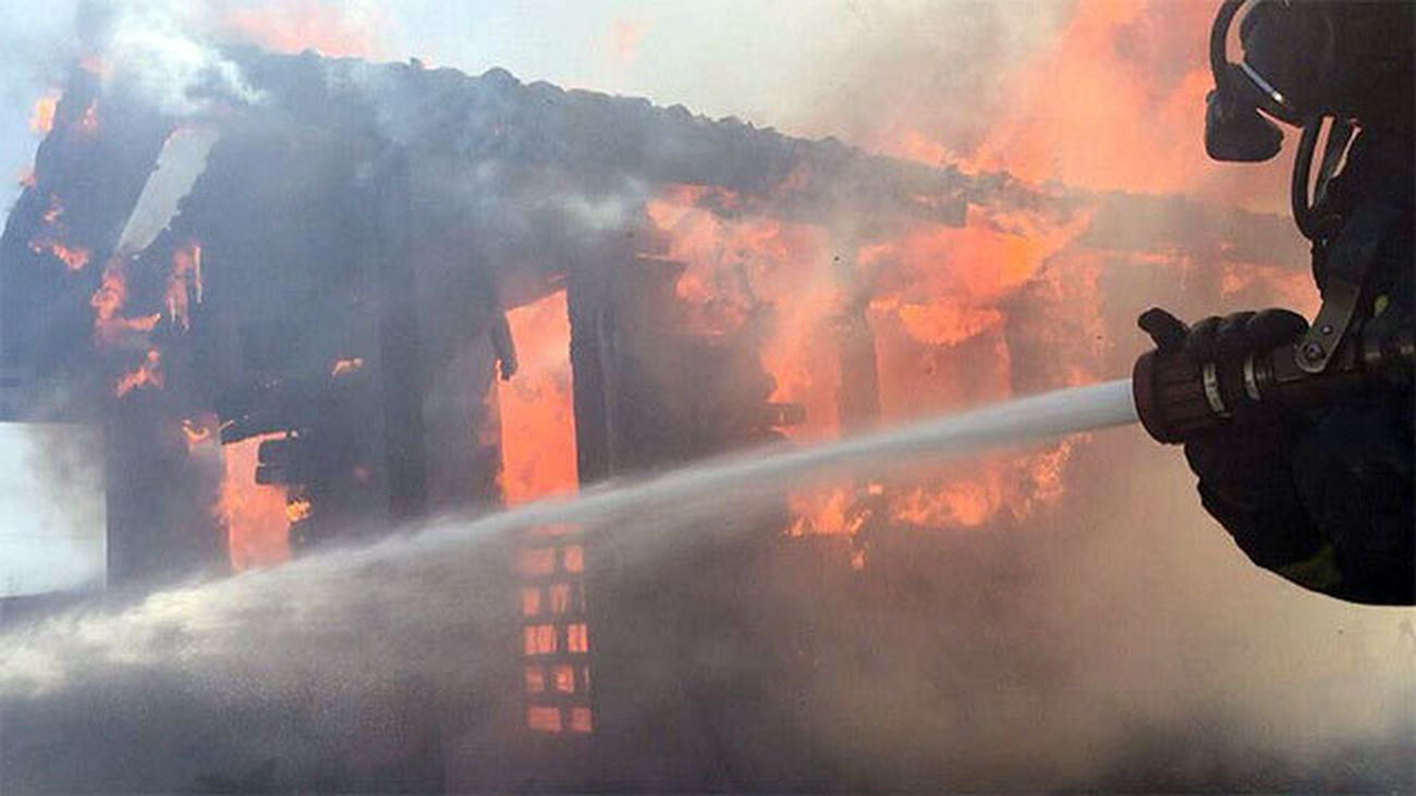 Imagen del incendio