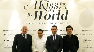 Hesperia Madrid acoge la primera cena benéfica del proyecto 'A Kiss for all the World'