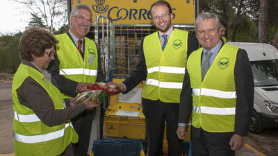 Las oficinas de Correos se convierten en puntos de recogida de aalimentos desde hoy