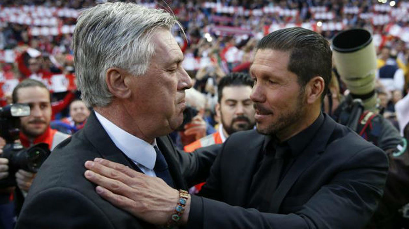 Simeone, Flick y Del Bosque manifiestan su admiración y respeto por Ancelotti