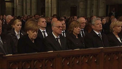 Alemania recuerda con solemnidad y emoción la tragedia del avión de Germanwing