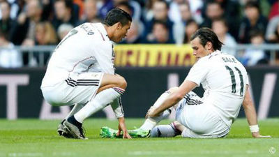 Bale, de dos a tres semanas de baja por una lesión en el sóleo