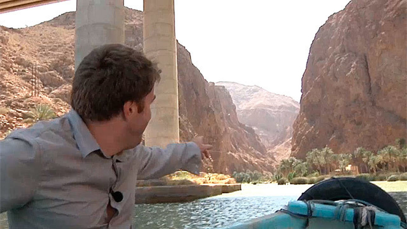 Wadi Shab, un oasis entre un cañón de arena