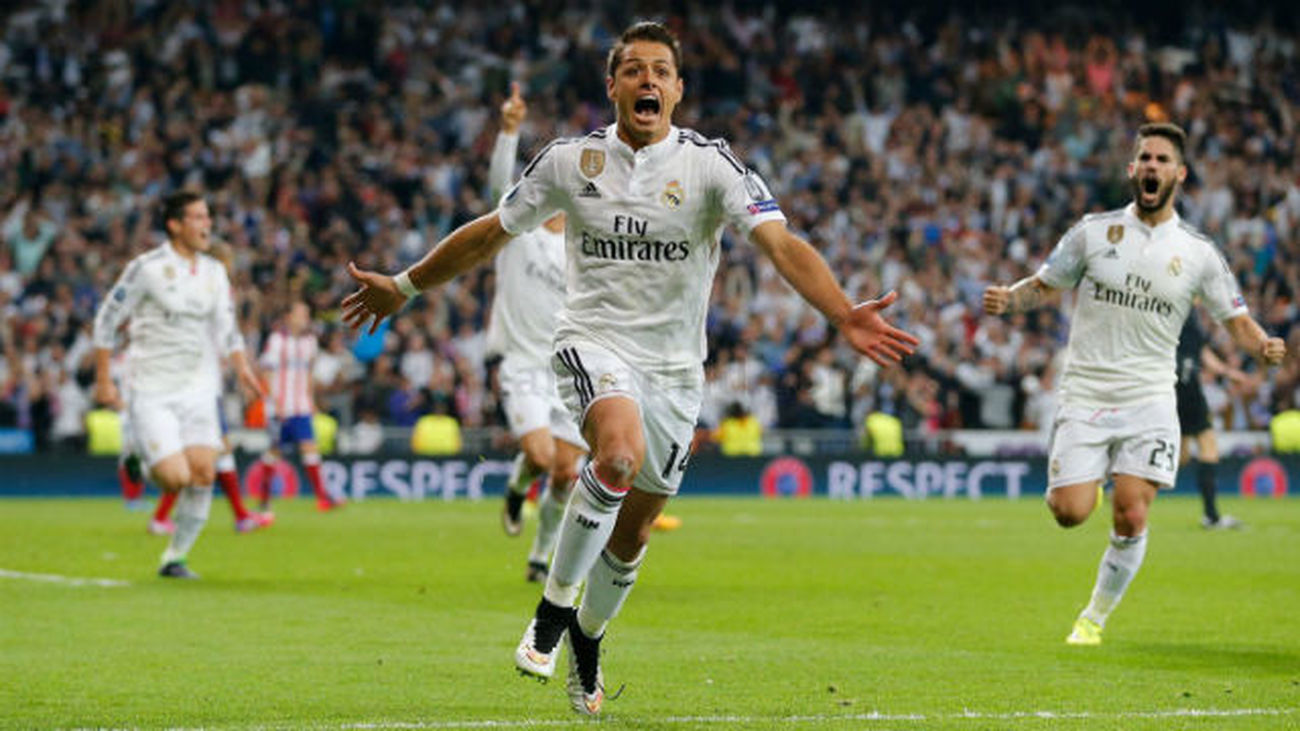 1-0. Chicharito mete el Real Madrid en semifinales