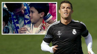 El gesto cercano de Cristiano con un niño al que golpeó ensayando tiros