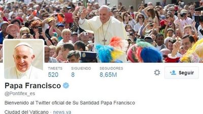 El papa Francisco es el usuario de Twitter con más influencia por encima de Obama