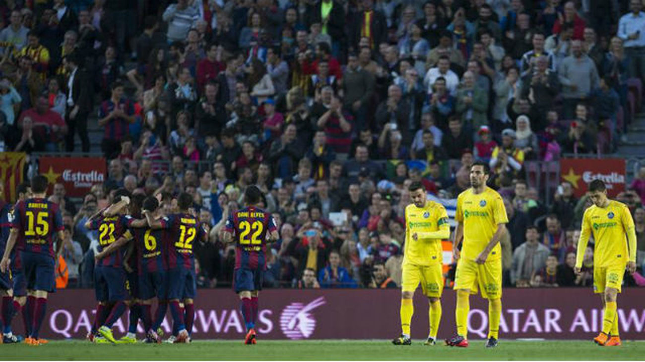 6-0. El Getafe no aparece por el Camp Nou
