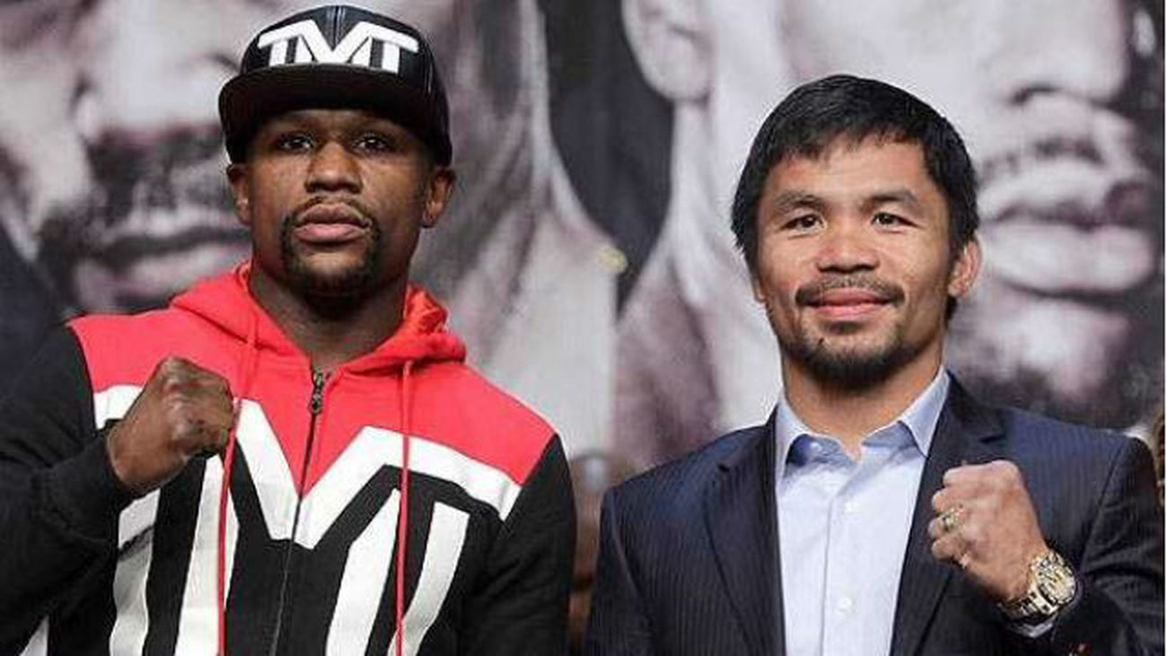 Mayweather y Pacquiao dan la mejor imagen del boxeo antes de la gran pelea