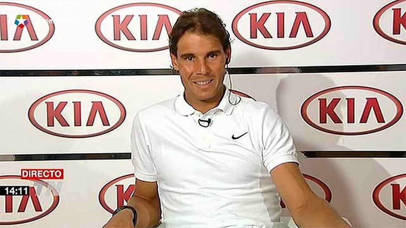 Nadal, en Telemadrid: "Me siento en Madrid como en casa"