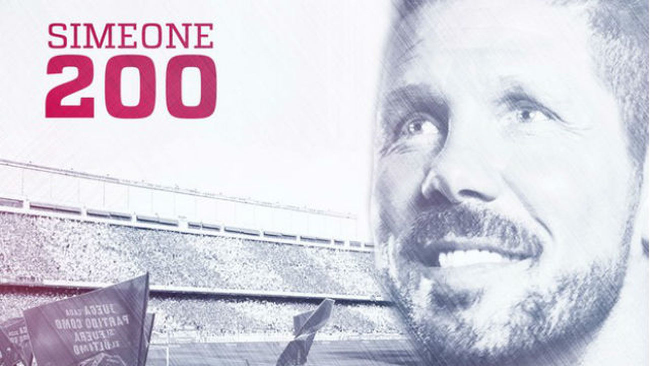 Simeone, 200 partidos con el Atlético, cinco títulos y 127 victorias