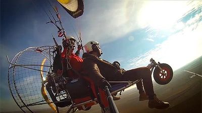 Campo Real: Volamos en paramotor
