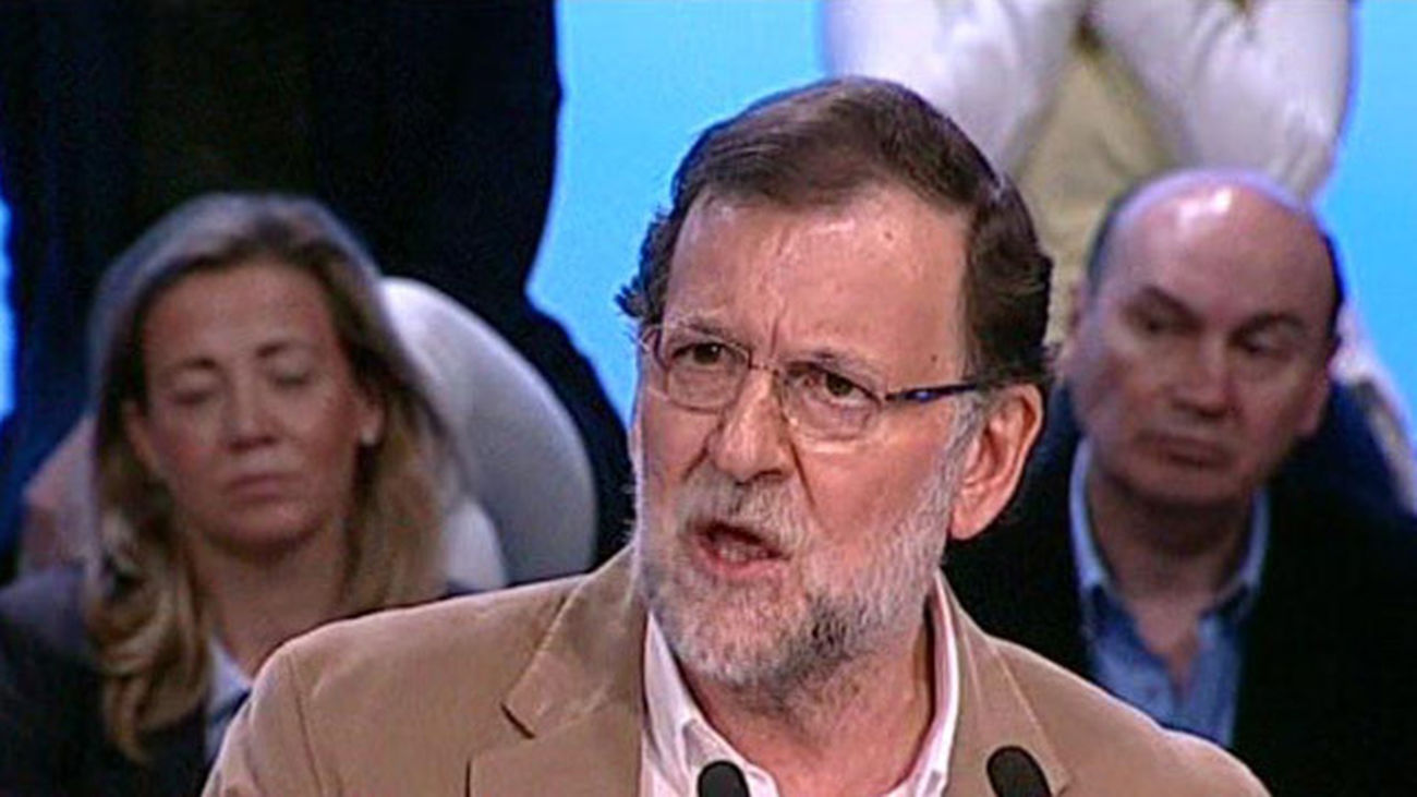 Rajoy, convencido de la victoria, destaca la moderación del PP