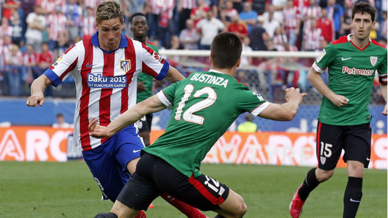 Fernando Torres ante el Ath. Bilbao