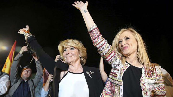 Esperanza Aguirre y Cristina Cifuentes / Telemadrid