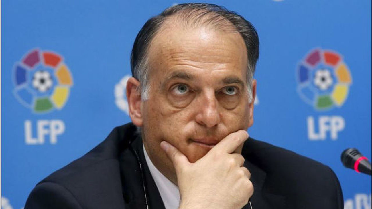 Tebas: "Las esteladas defienden la destrucción de España"