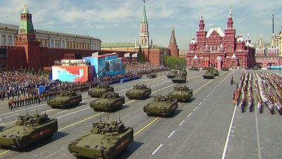 Desfile en Moscú por el 70 aniversario de la victoria sobre los nazis