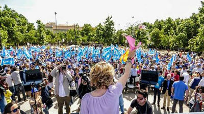 Aguirre y Cifuentes piden votar al PP para que no gobiernen ideas "rancias"