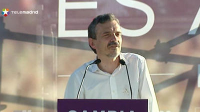 López (Podemos): "La corrupción es un problema económico que nos está llevando al desastre"