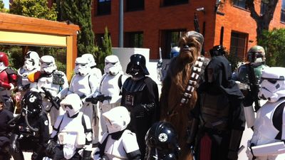 Los personajes de 'Star Wars' estarán este sábado en Villalba