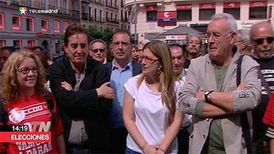 IU pide el voto para "acabar" con reformas que "aplastan" a trabajadores