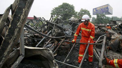 Mueren 38 personas en el incendio de una residencia de ancianos en China