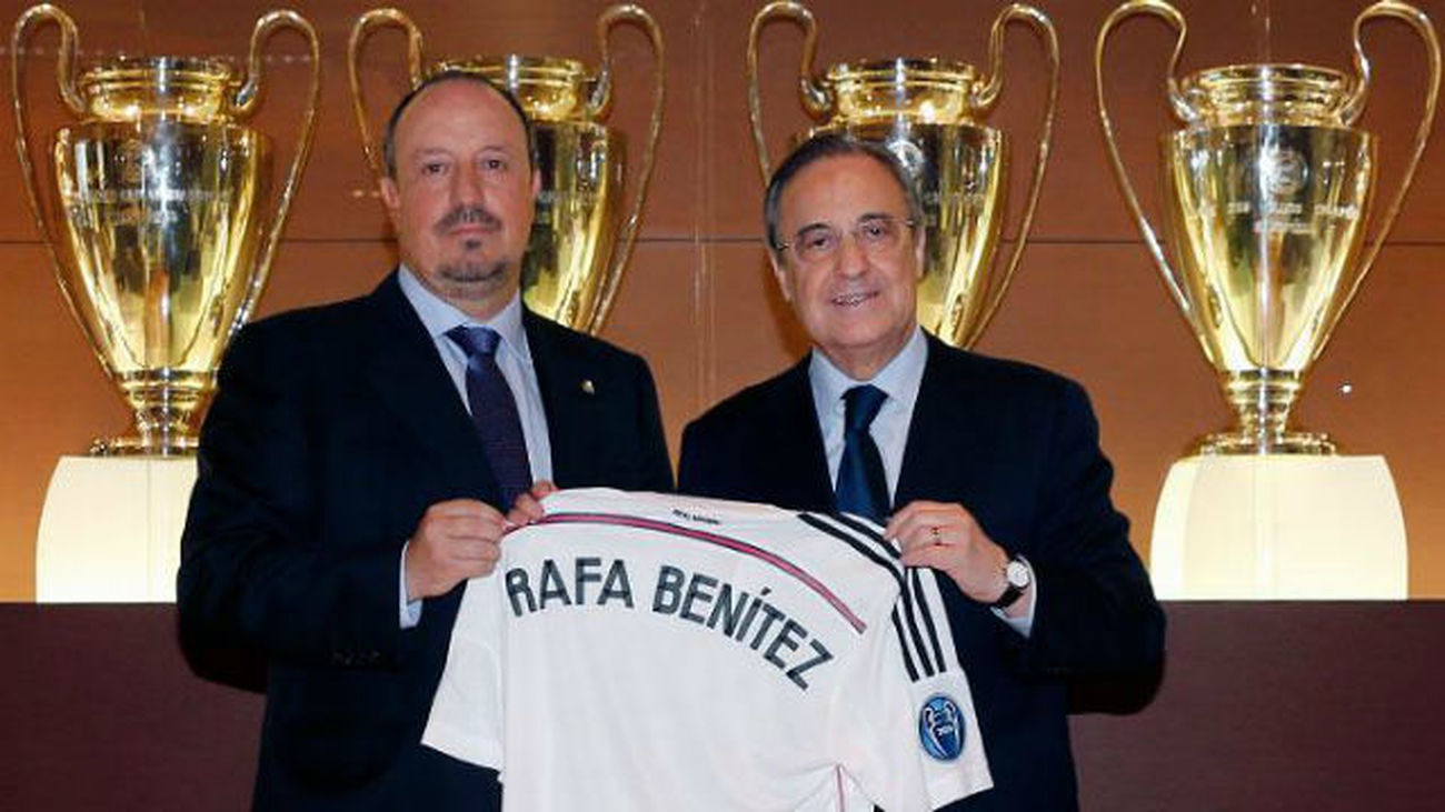 Florentino: "Benítez respira madridismo y llevaba años soñando con este reto"