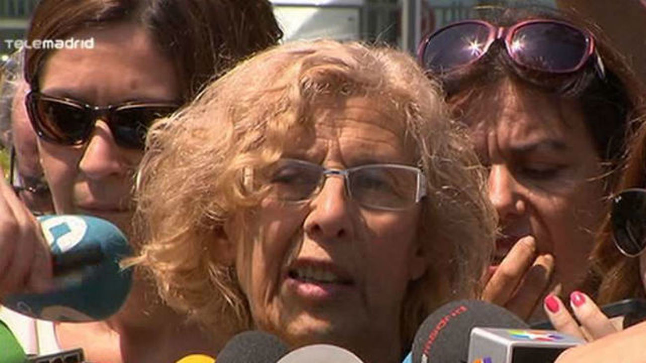 Carmena valora la voluntad de Bankia de seguir hablando sobre desahucios
