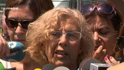 Carmena valora la voluntad de Bankia de seguir hablando sobre desahucios
