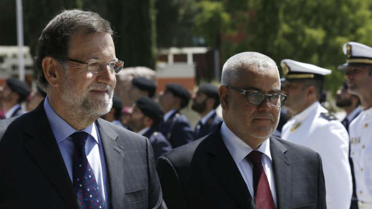 Mariano Rajoy y  Abdelilah Benkiran