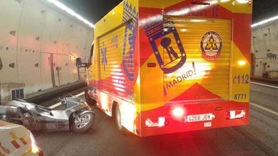 Fallece un motorista en el túnel de la M-30
