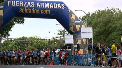 Casi 3.000 corredores celebran el Día de las Fuerzas Armadas con un fin solidario