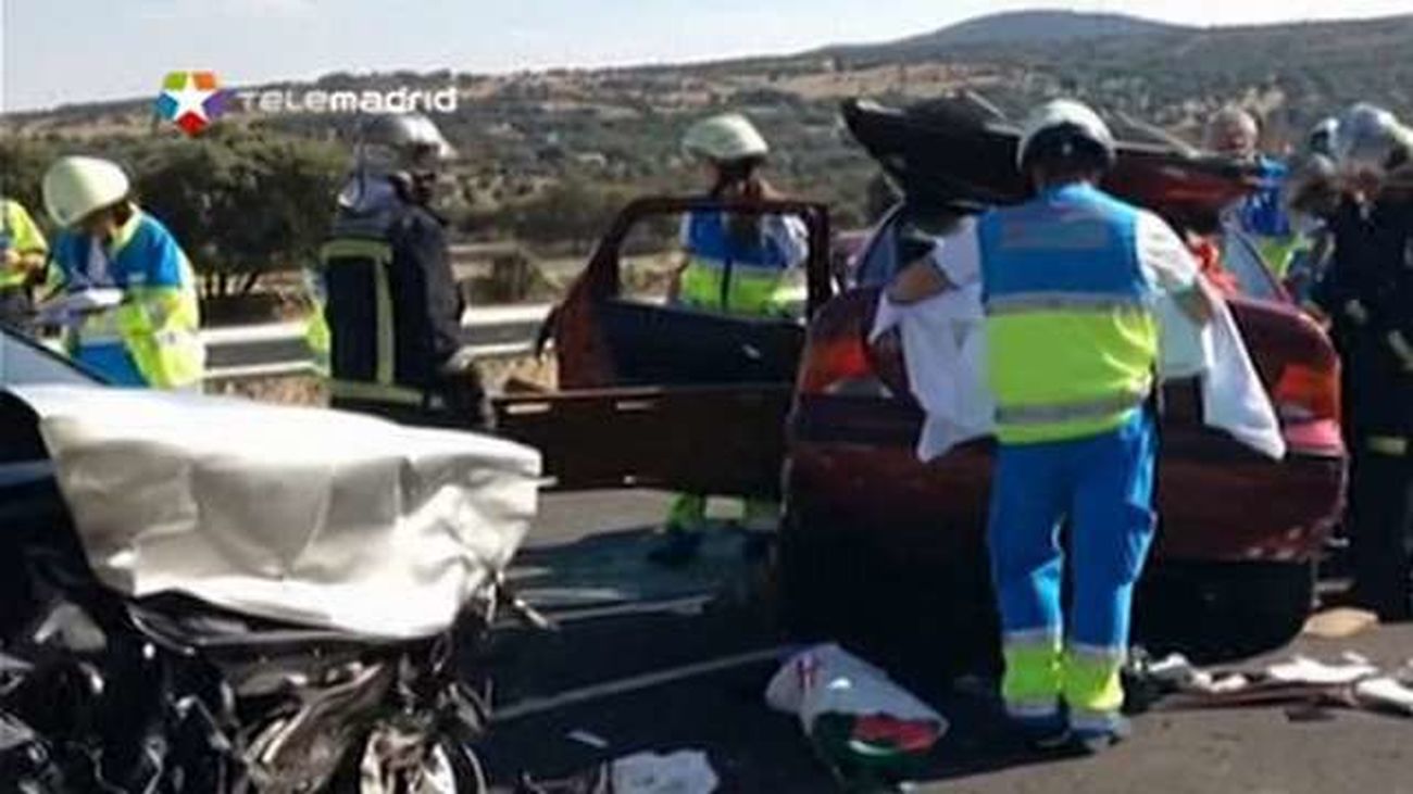 Accidente de tráfico en Manzanares del Real