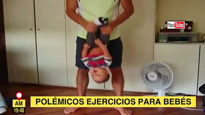 El polémico yoga extremo para bebés