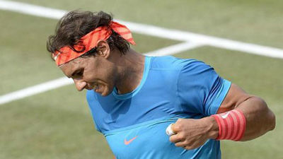 Trabajado estreno de Nadal en la hierba Stuttgart