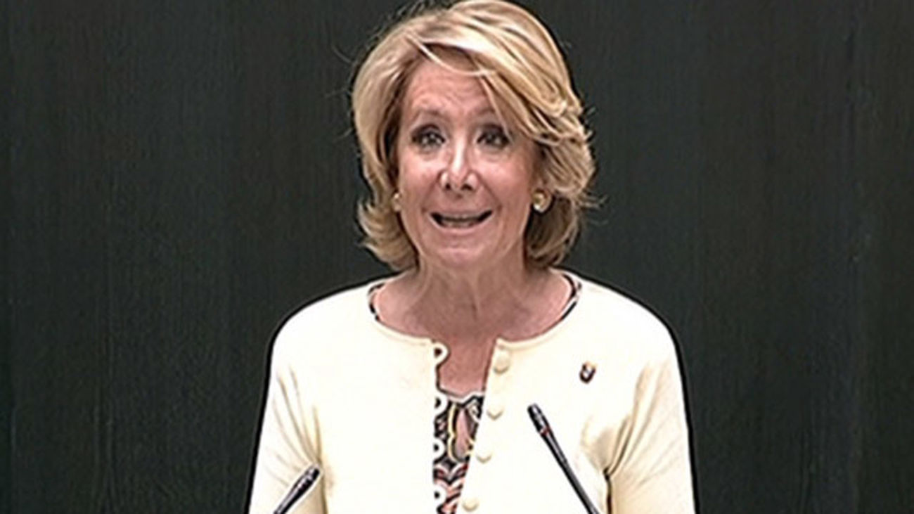 Aguirre avisa de que dos tercios de los madrileños quieren un cambio moderado