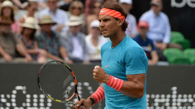 Nadal se crece en la hierba de Stuttgart para acceder a la final