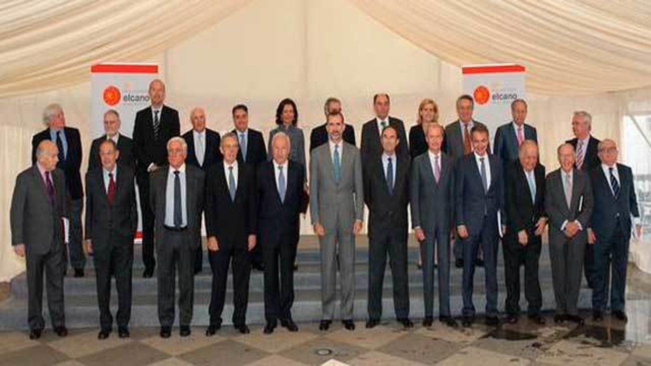 El rey con el patronato del Instituto Elcano