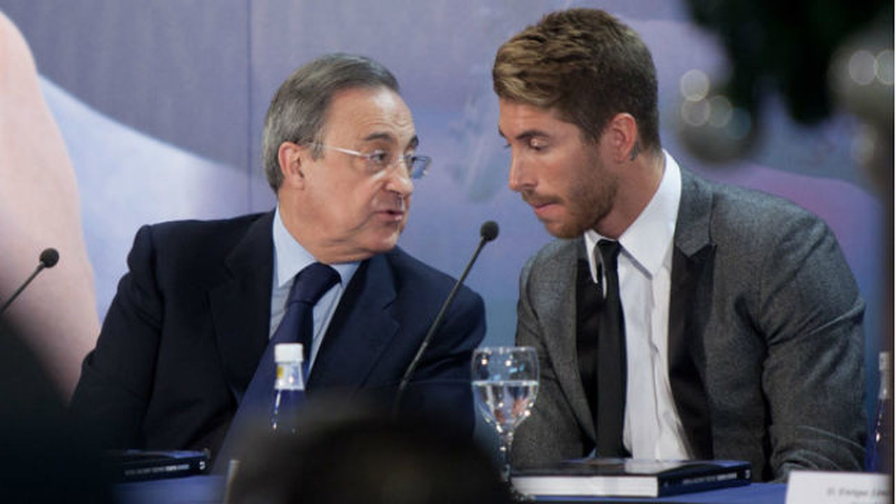 Florentino y Sergio Ramos