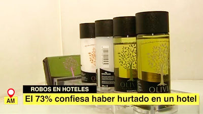 El 73% de los turistas confiesa haber hurtado en un hotel