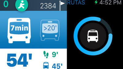 Nueva app de la EMT con información de las rutas más frecuentes para el Apple Watch