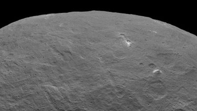 La NASA descubre una 'pirámide' sobre la superficie de Ceres